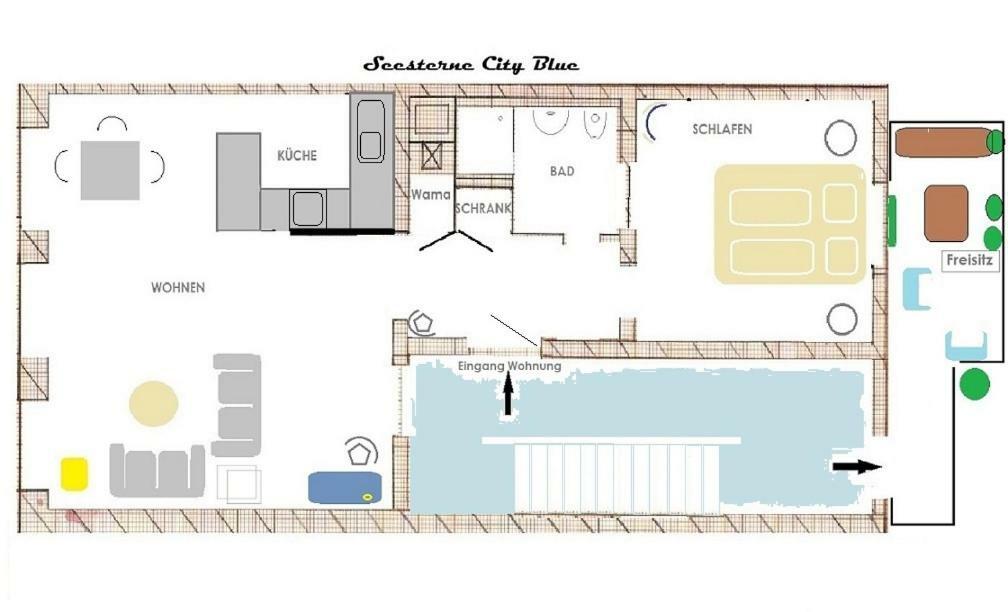 Seesterne City Apartment Konstanz Bagian luar foto